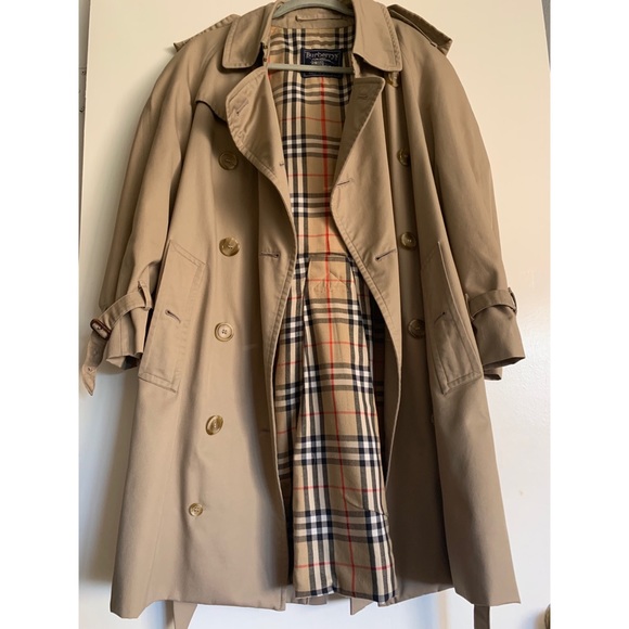 Vintage Burberry long trench coat - Picture 2 of 7